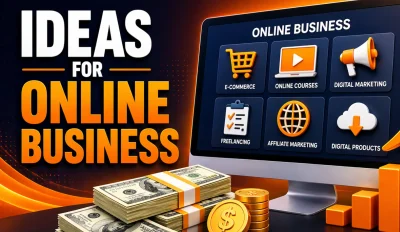 Featured image for an article on ideas for online business