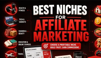 Featured image for an article on the best niches for affiliate marketing