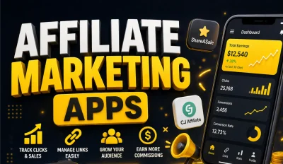 Featured image for an article on affiliate marketing apps