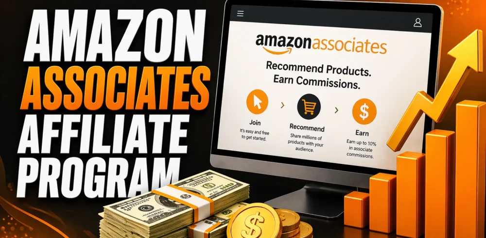 Featured image for an article on Amazon Associates affiliate program