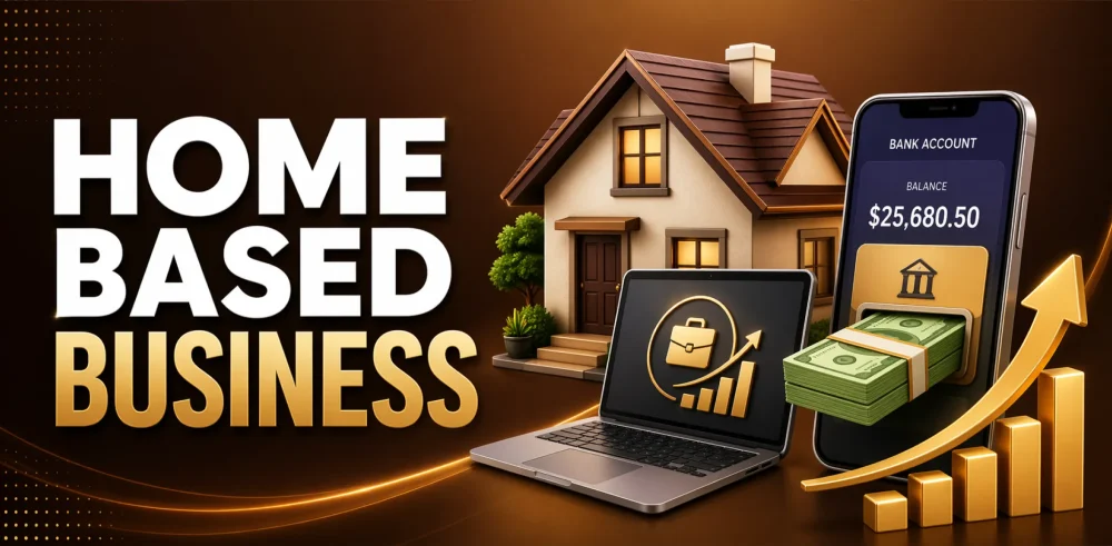 Featured image for an article on home based business