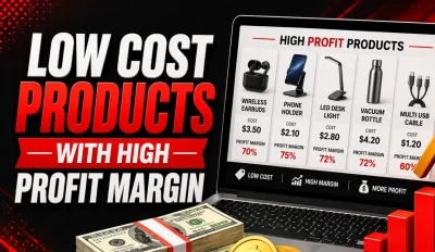 Featured image for an article about low cost products with high profit margin