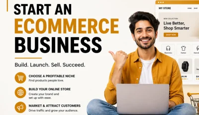 Featured image for an article encouraging to start an ecommerce business