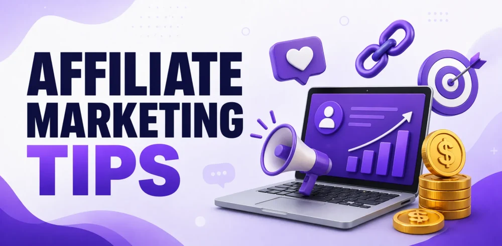 Featured image for an article on affiliate marketing tips