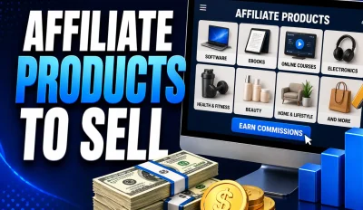 Featured image for an article on affiliate products to sell