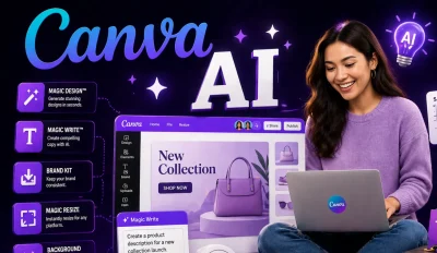 Featured image for an article on Canva AI