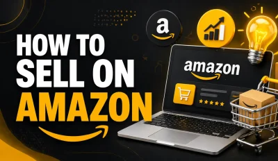 Featured image for an article on how to sell on Amazon