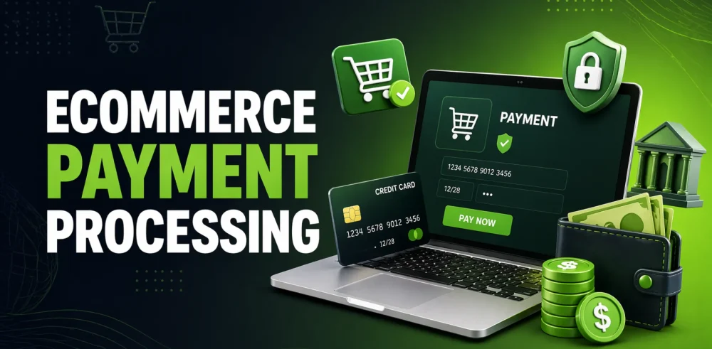 Featured image for an article on ecommerce payment processing