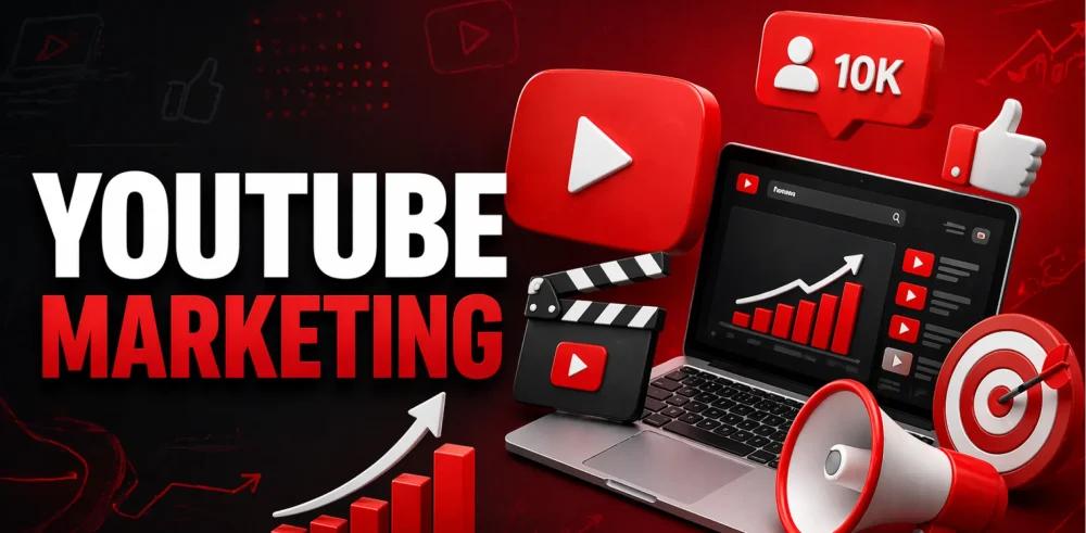 Featured image for an article on YouTube marketing