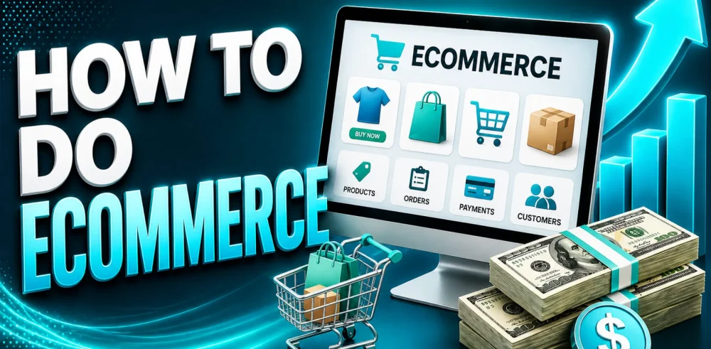 Featured image for an article on how to do ecommerce