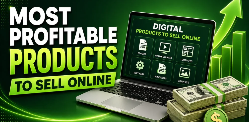 Featured image for an article about the most profitable products to sell online