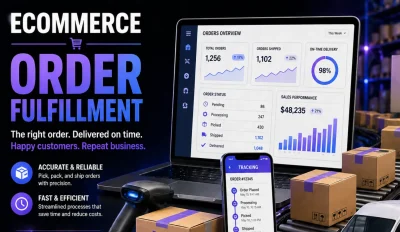 Featured image for an article on ecommerce order fulfillment