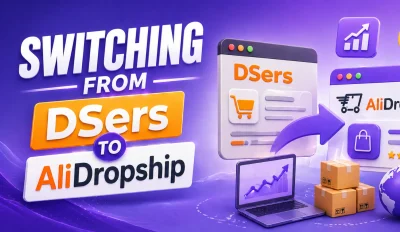 Featured image for an article on switching from DSers to AliDropship