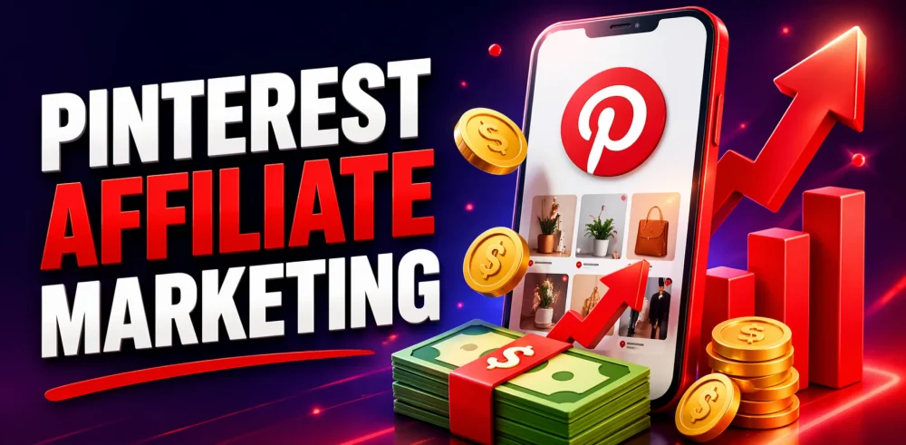 Featured image for an article on Pinterest affiliate marketing