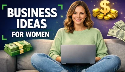 Featured image for an article on business ideas for women