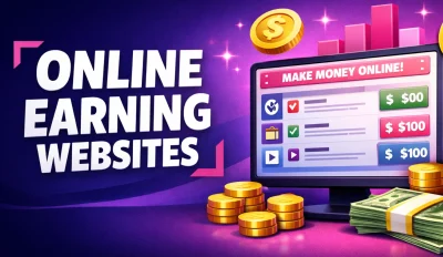 Featured image for an article about online earning websites