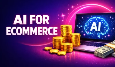 Featured image for an article about AI for ecommerce