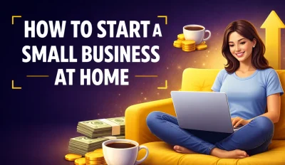 Featured image for an article on how to start a small business at home