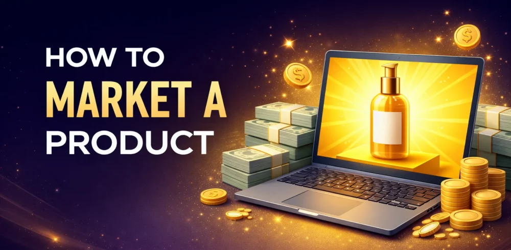 Featured image for an article on how to market a product