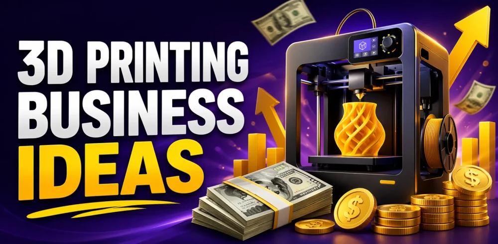 Featured image for an article on 3D printing business ideas
