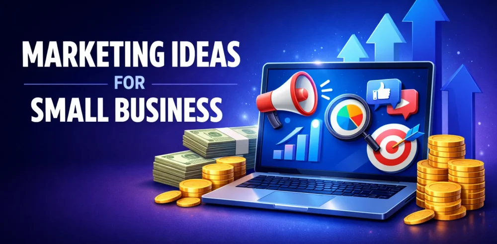 Featured image for an article on marketing ideas for small business