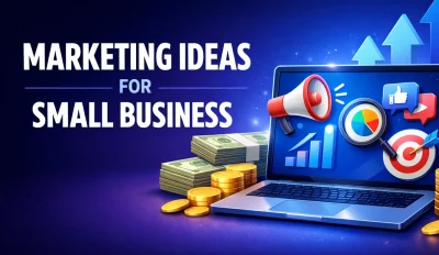 Featured image for an article on marketing ideas for small business