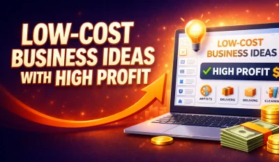 Featured image for an article on low-cost business ideas with high profit