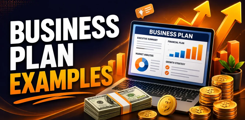 Featured image for an article on business plan examples