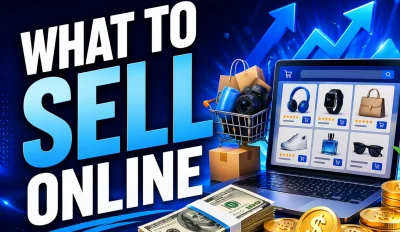 Featured image for an article on what to sell online