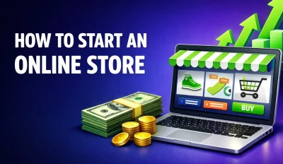 Featured image for an article on how to start an online store