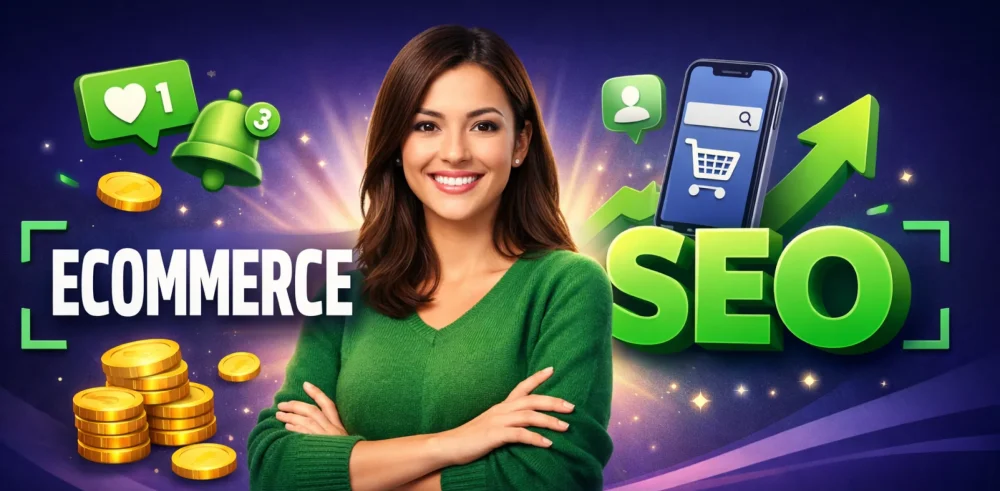 Featured image for an article on ecommerce SEO