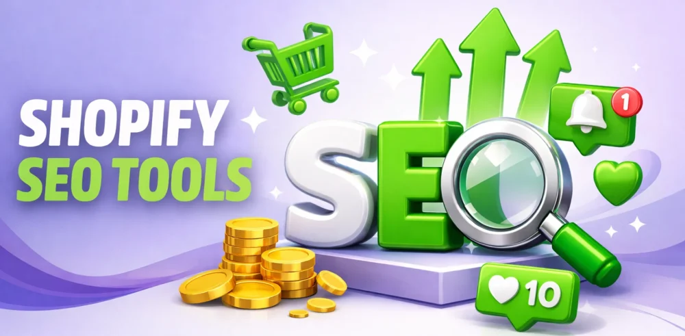 Featured image for an article on Shopify SEO tools