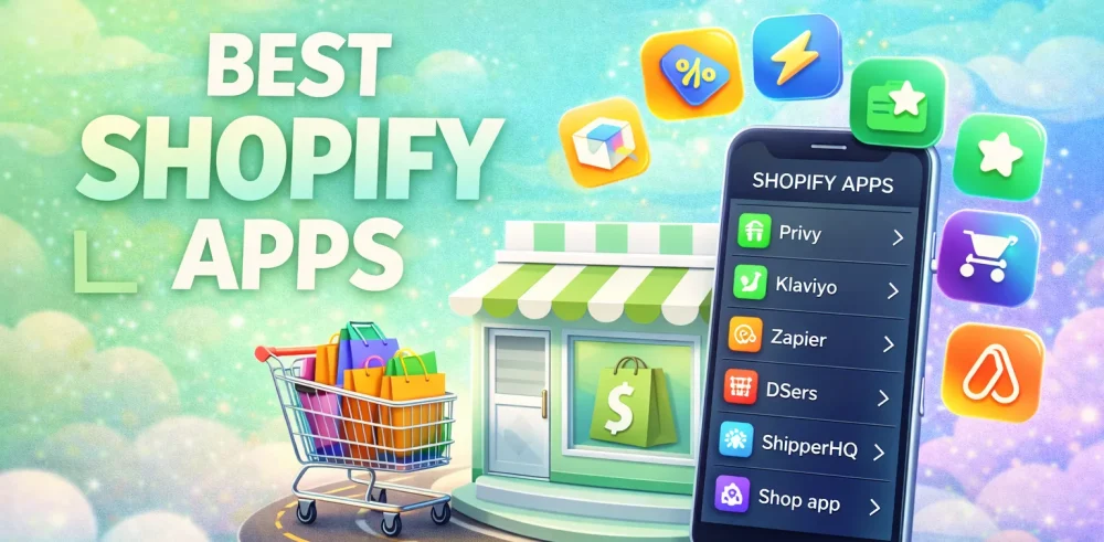 Featured image for an article on the best Shopify apps