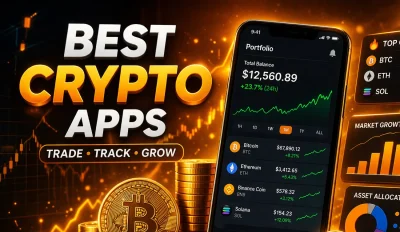 Featured image for an article about the best crypto apps