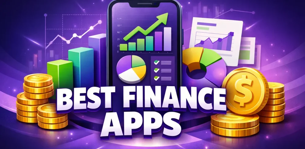 Featured image for an article on the best finance apps