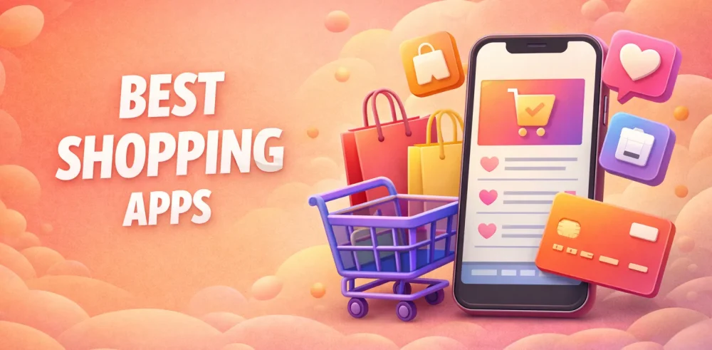 Featured image for an article on the best shopping apps