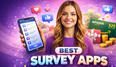 Featured image for the best survey apps article