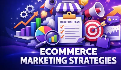 Featured image for an article on ecommerce marketing strategies
