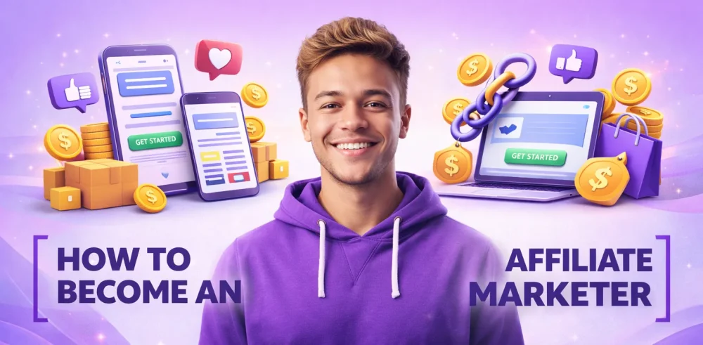 Featured image for an article on how to become an affiliate marketer