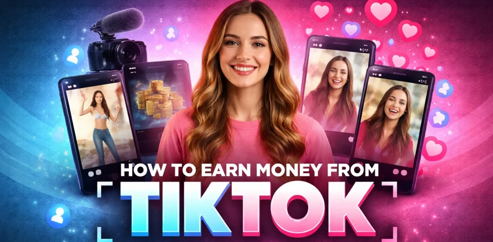 Featured image for an article on how to earn money from TikTok