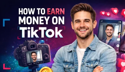 Featured image for an article on how to make money on TikTok