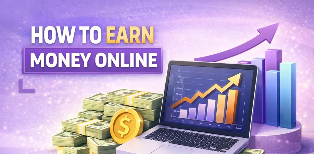 Featured image for an article on how to earn money online