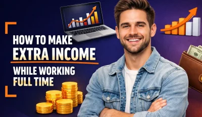 Featured image for an article on how to make extra income while working full time