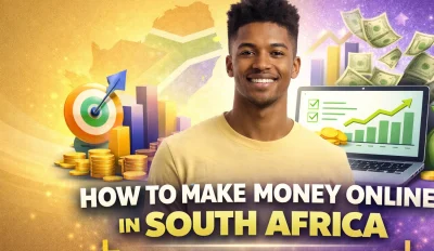Featured image for an article on how to make money online in South Africa