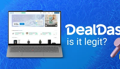 Featured image for an article answering the question "Is DealDash legit?"