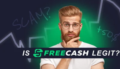 Featured image for an article answering the question "Is Freecash legit?"
