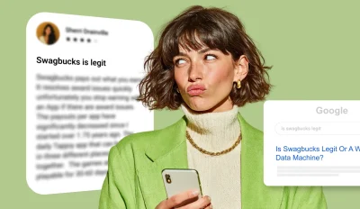 Featured image for an article answering the question "Is Swagbucks legit?"