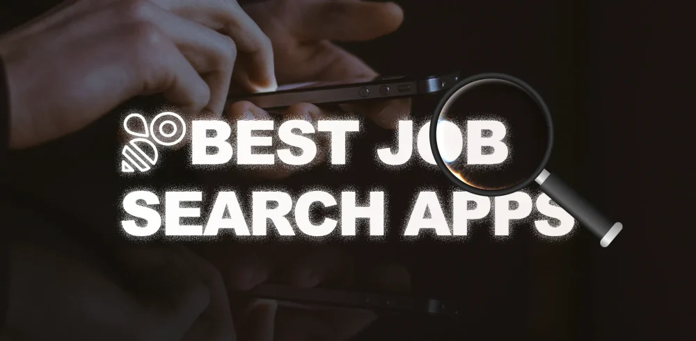 Featured image for an article about the best job search apps