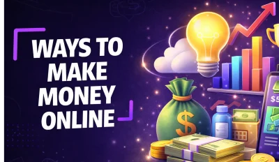 Featured image for an article on ways to make money online