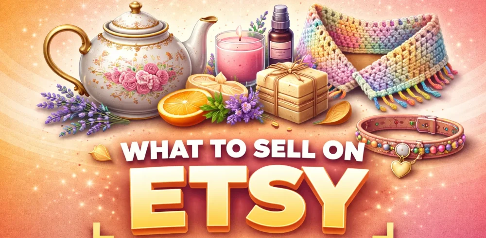 Featured image for an article on what to sell on Etsy
